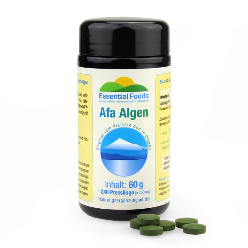 Afa Algen aus dem Klamath-See- ca- 240 Presslinge- 60g