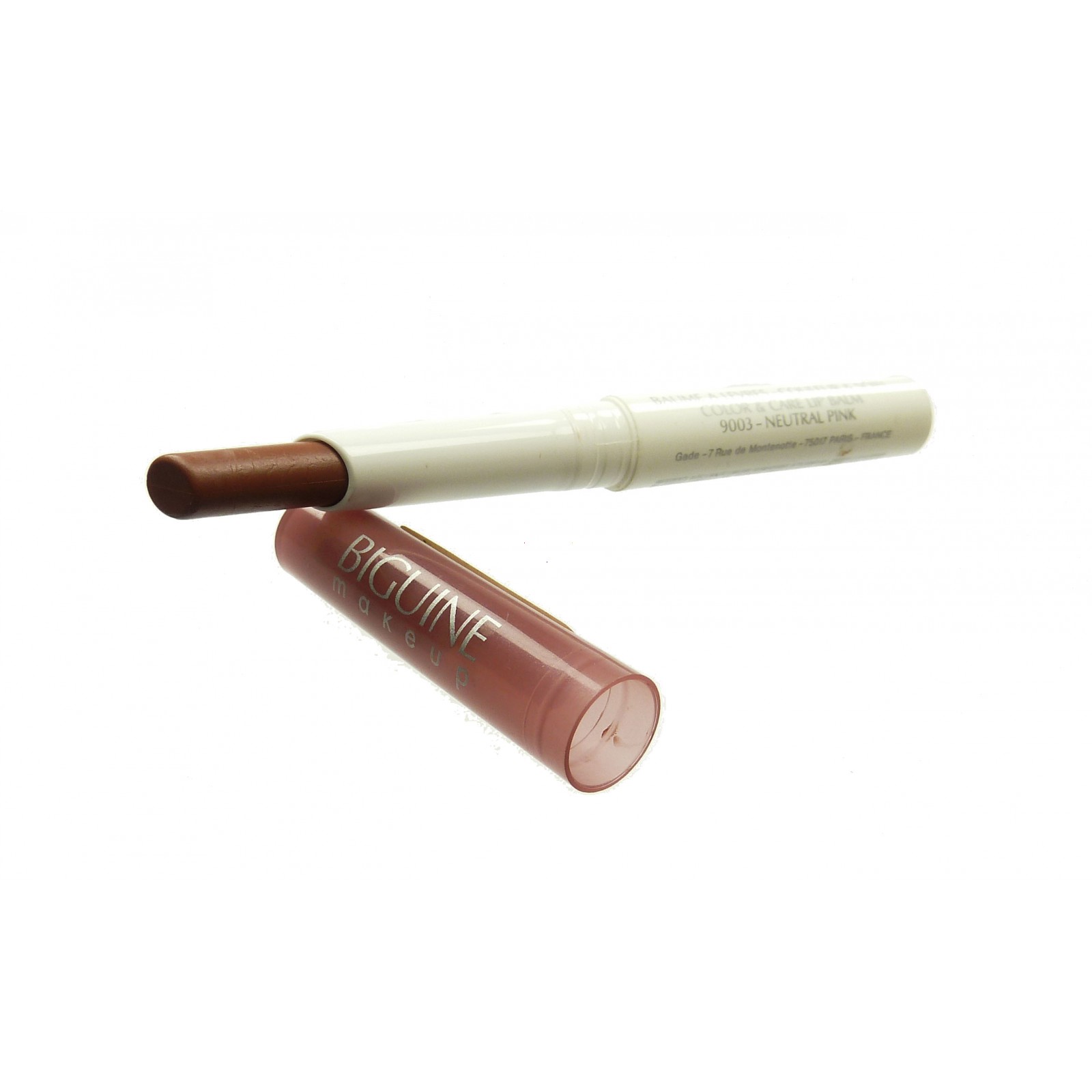 BIGUINE PARIS - BAUME A LEVRES - Lippen Balsam - Pflege - Glanz - Make up - 2-5g - 9003 Neutral Pink