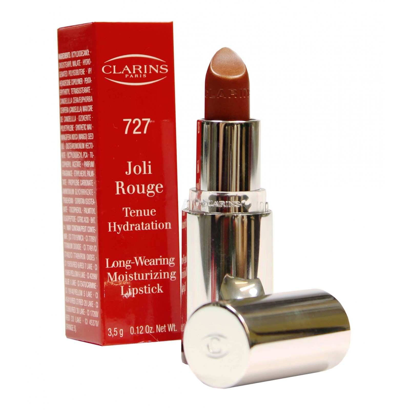 Clarins -Joli Rouge -Tenue Hydratation -Moisturizing - 727 gold plum Lippenstift