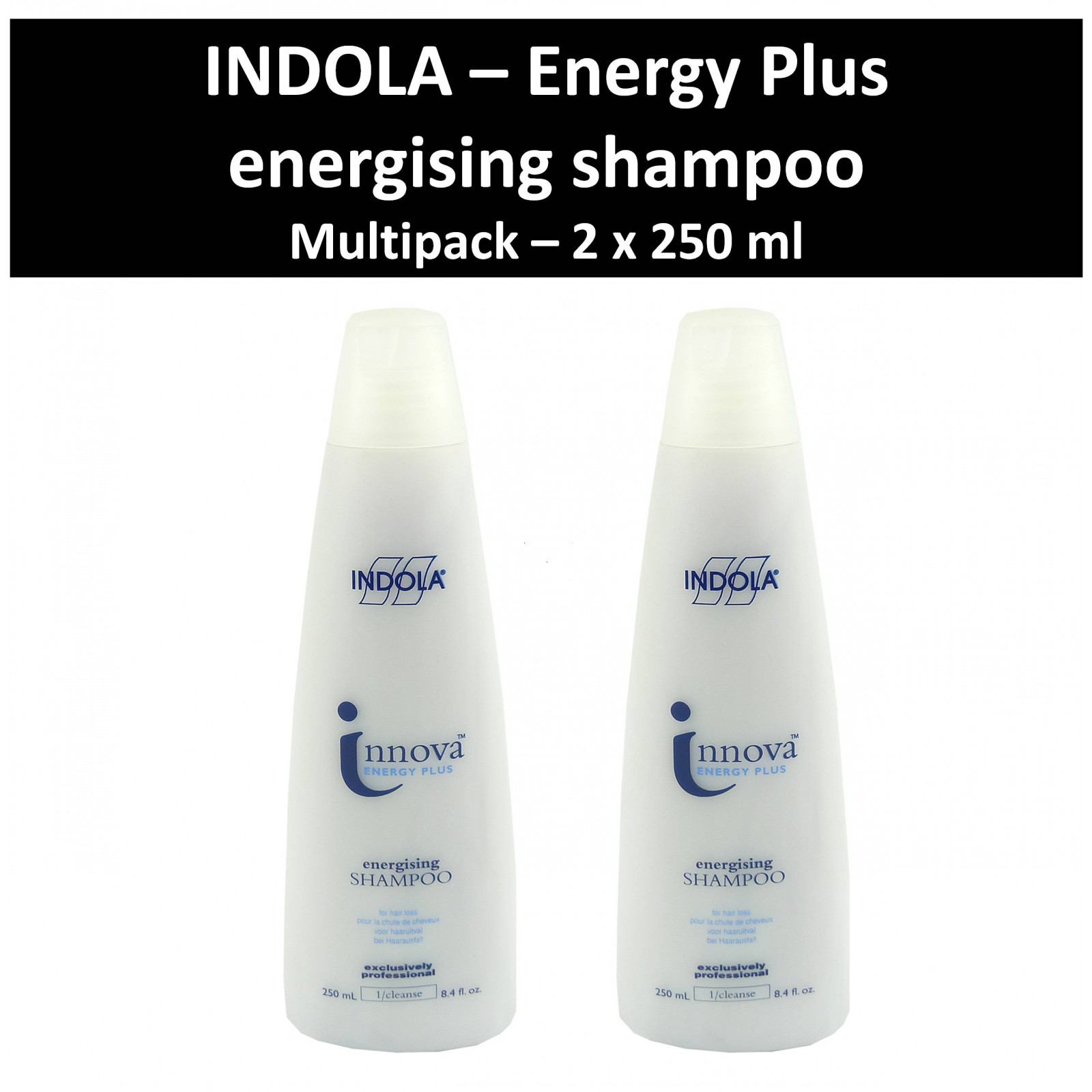 Indola - Innova Energy Plus - energising Shampoo - Haar Pflege Wsche 2x250 ml