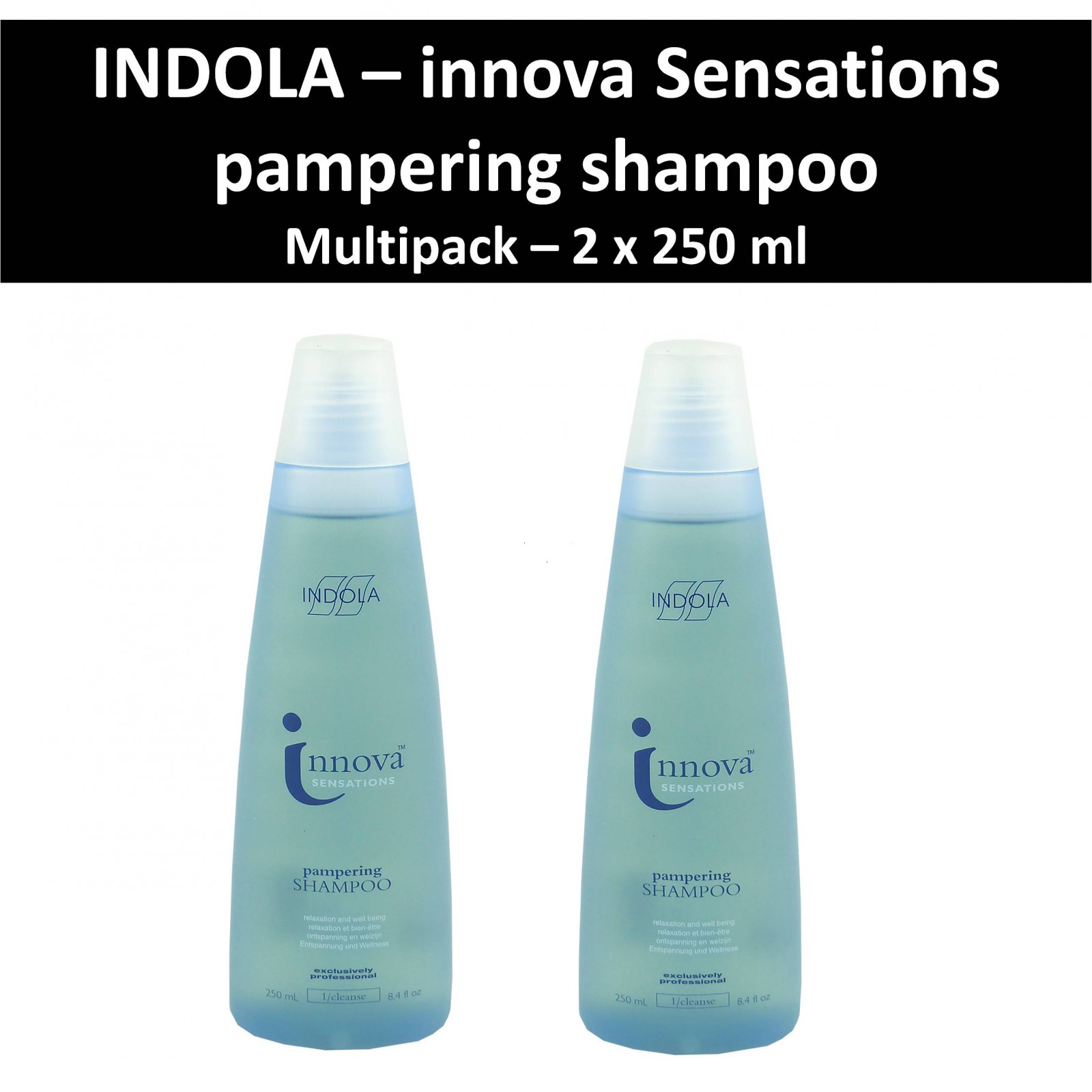 Indola - Innova Sensations - Pampering Shampoo - Haar Pflege Wsche - 2x250 ml