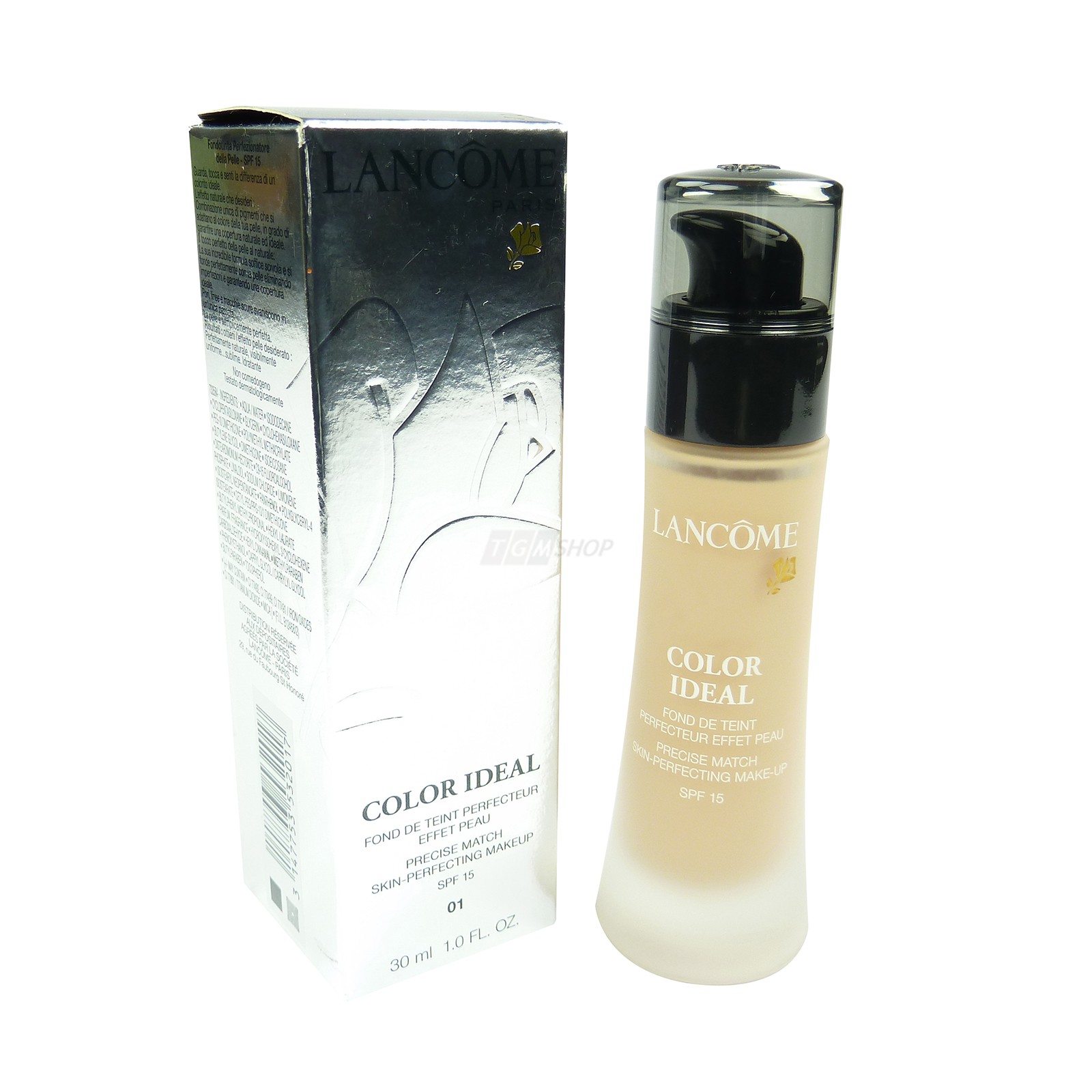 Lancome Color Ideal  Hautton-identisches Make up - Foundation - 30ml - - 01 Beige Albatre