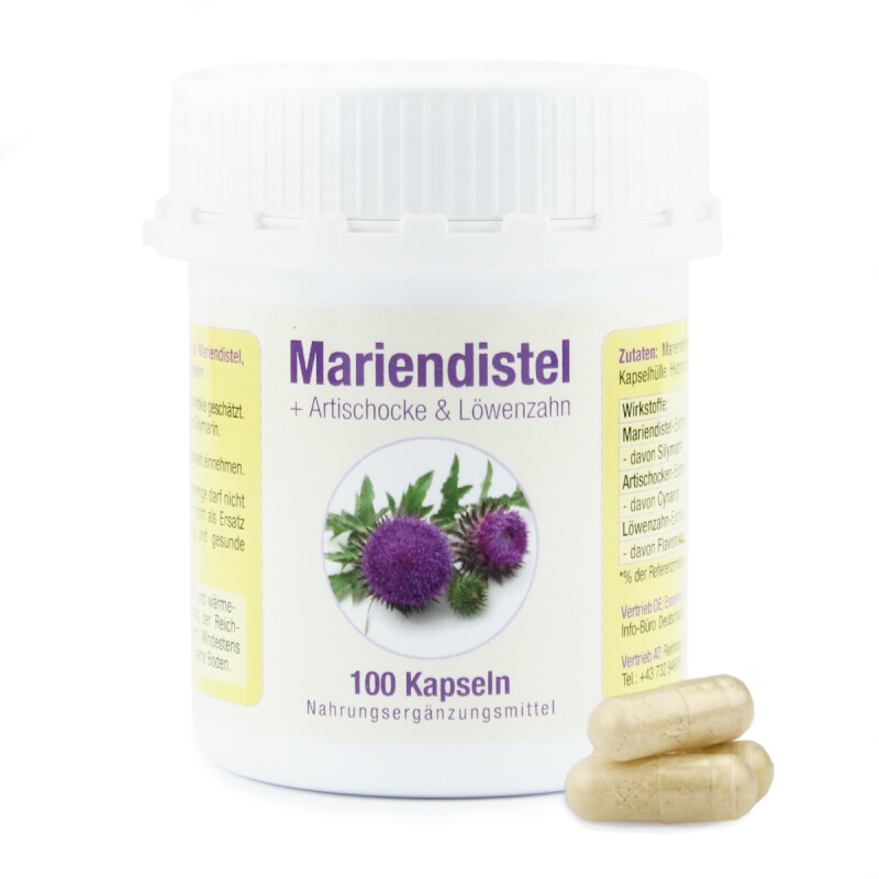 Mariendistel Kapseln a 50 mg Silymarin unter Vitalstoffe