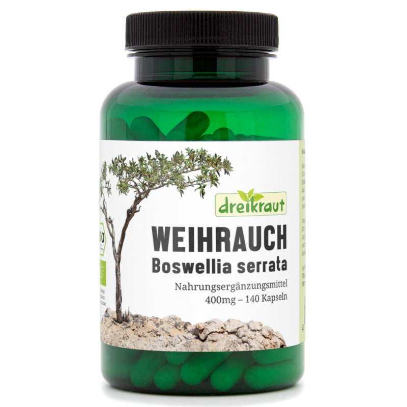 Weihrauch-Extrakt - Boswellia Serrata - 400mg- 140 Kapseln unter Weihrauch